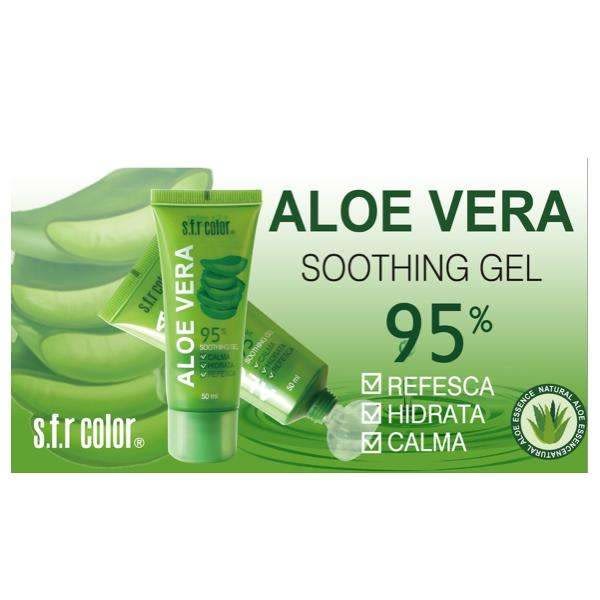 Aloe Vera rauhoittava geeli - kosteuttava, kosteuttava geeli 50 ml Transparent