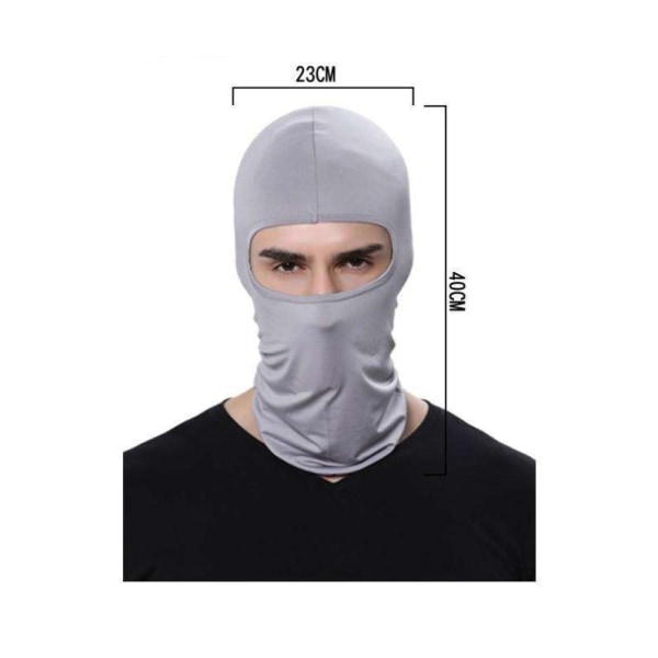 MC-huva - Halsvärmare - Balaklava - Skidmask Black