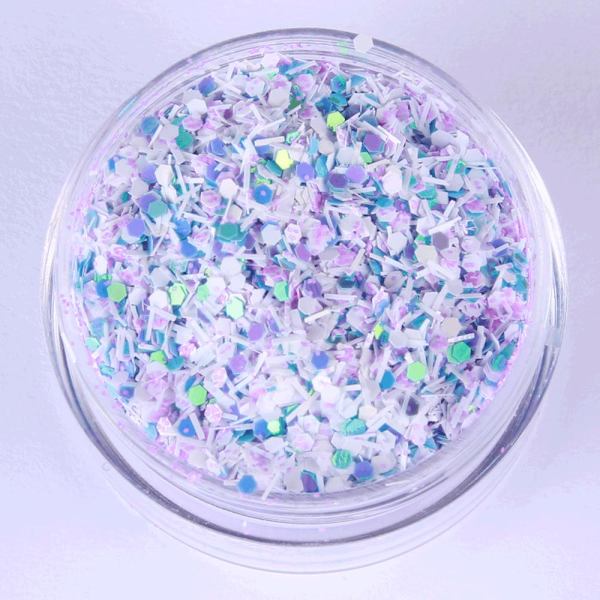 Kynsien glitter - Mix - Frost - 8ml - Glitter Multicolor