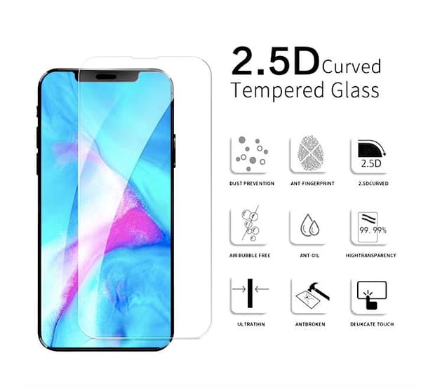 2-Pack Herdet glass iPhone 13 / 13 PRO - Skjermbeskyttelse Transparent