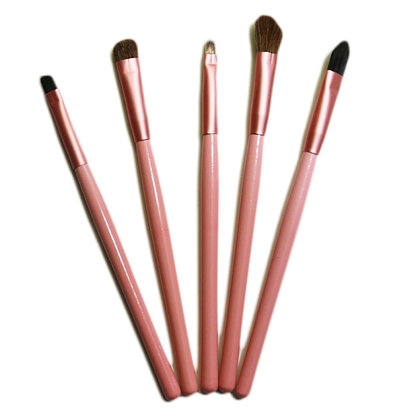 5 make-up børster / make-up børster Pink Pink