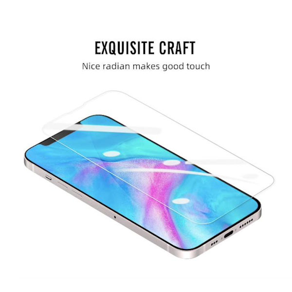 2-Pack hærdet glas iPhone 13 / 13 PRO - Skærmbeskyttelse Transparent
