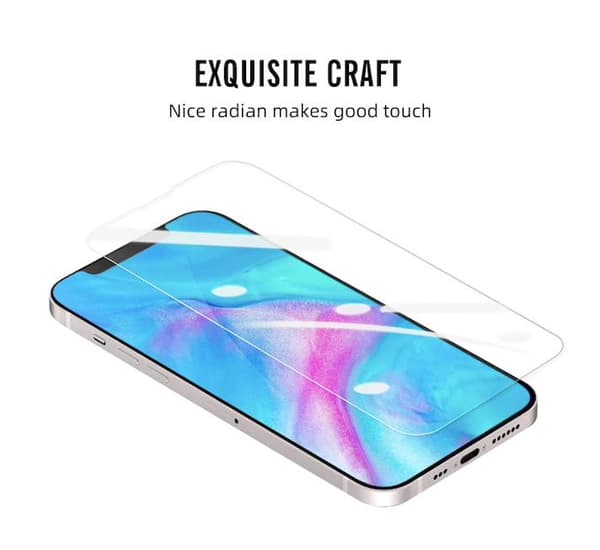 2-Pack Herdet glass iPhone 13 / 13 PRO - Skjermbeskyttelse Transparent