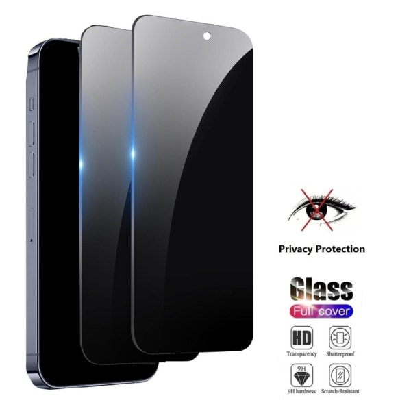 2 stk iPhone 13 Privacy Screen Protector Privacy screen protector Transparent