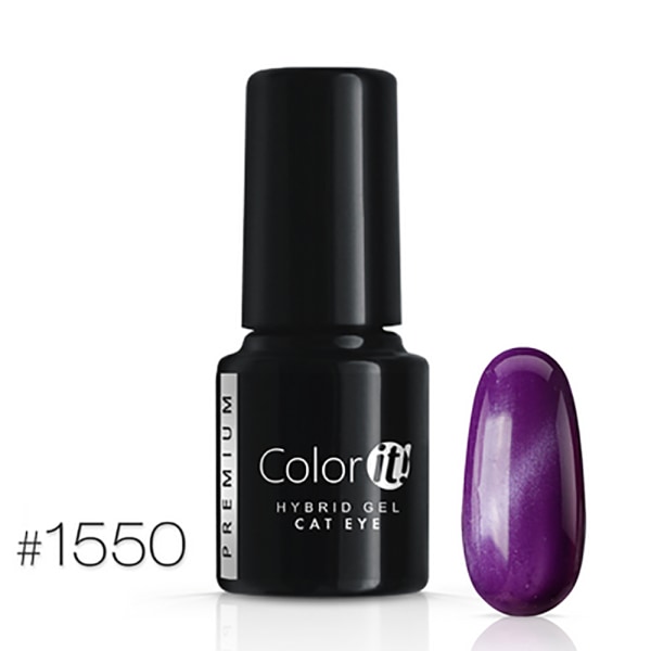 Geelilakka - Color IT - Premium - Cat Eye - *1550 UV geeli/LED Purple