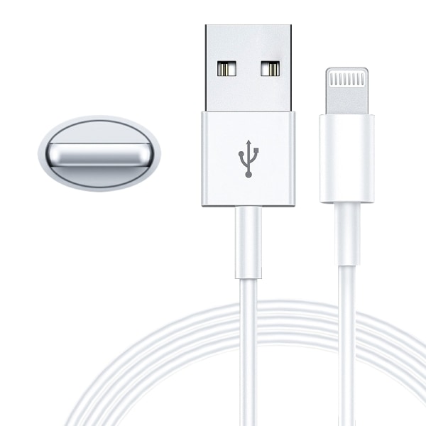 5-PACK USB med Lightning-kabel lading og overføring 1M White
