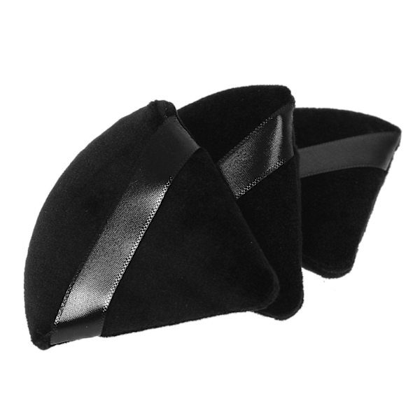6 stk Trekantede Makeup Svampe Powder puff Vaskbare makeup svampe Hvide Black