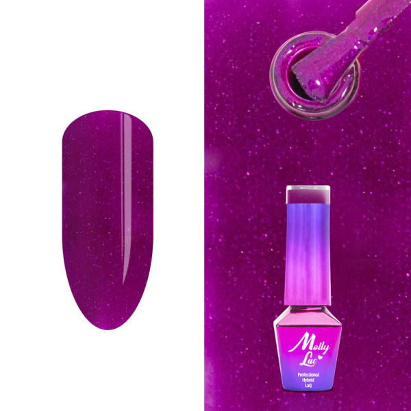 Mollylac - Gellack - Hehkumisaika - Nr237 5g UV-geeli / LED Purple