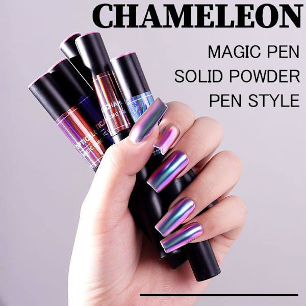 Chameleon pudder pen, Holo Peacock - Krom pigment B872