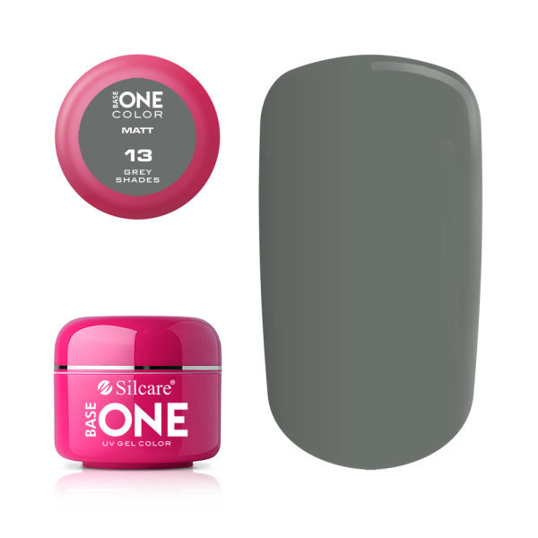 Base one - Matt - Grå nyanser 5g UV gel Grey