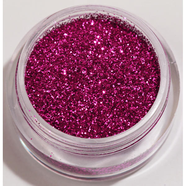 1 stk Finkornet glitter Pink