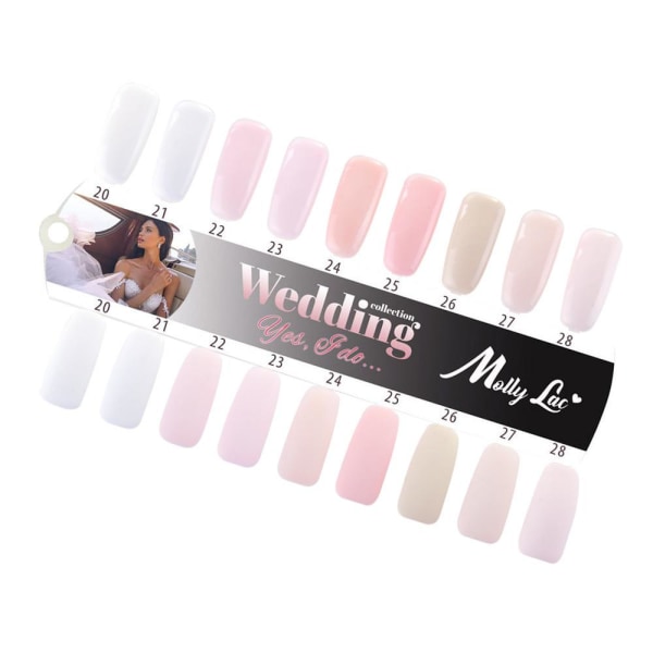 Mollylac - Gellack - Häät - YES, I DO - Nr28 - 5g UV-geeli / LED Pink