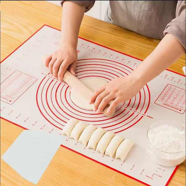 Silikonbakematte - Non Stick - 40x60cm - Stekematte Multicolor
