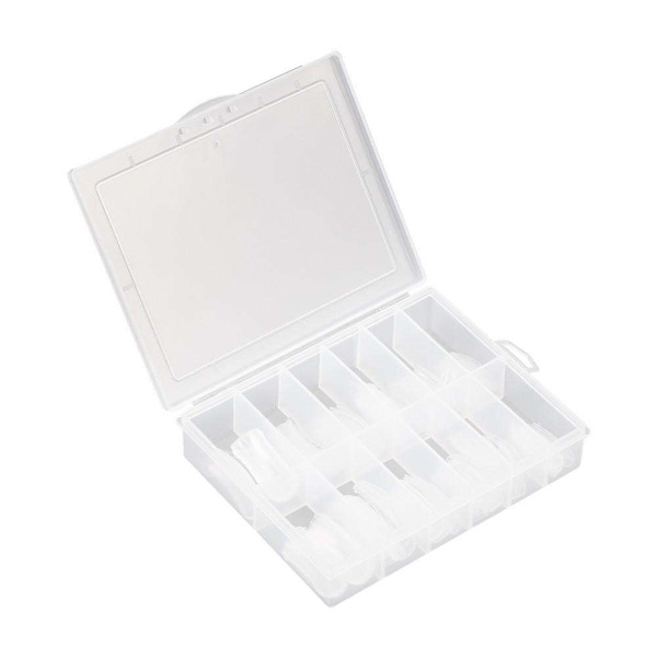 100 kynsimuotoa polygeelille - Akryylikynnet - Kynsien kärjet Transparent