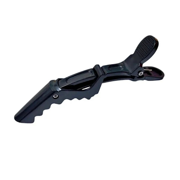 6st hårklämmor Crocodile Clip frisörklämmor Aprikos