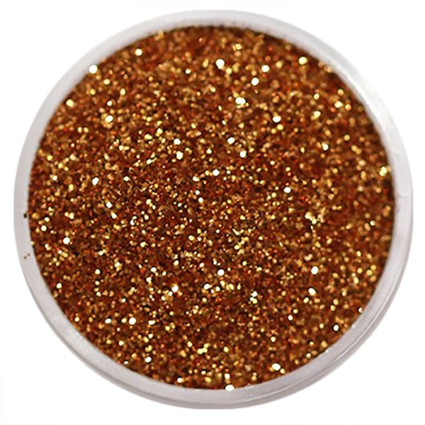 Nail Glitter - Finkornet - Kobber - 8ml - Glitter Copper