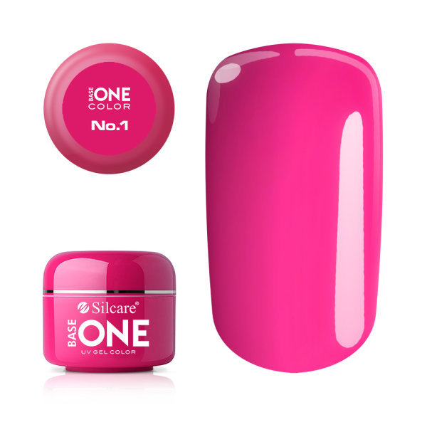 Base one - Väri - Pinkki No.1 5g UV geeli Pink