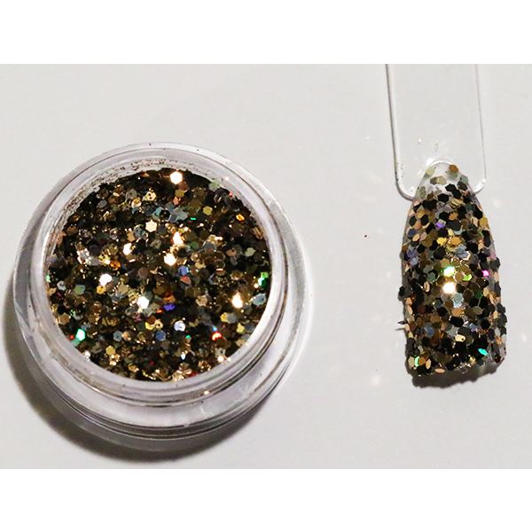 Negleglitter - Mix - Leopard - 8ml - Glitter