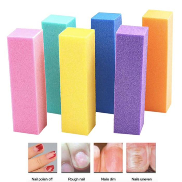 10 stk Bufferfil / neglefil for puss og filing Pink