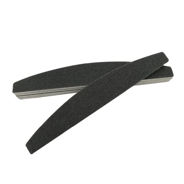 3-pak Half moon black - 100/180 - Neglefil Black