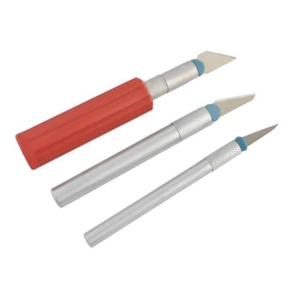 Hobbykniv / Skalpel - 16 dele - Kit - DIY Multicolor