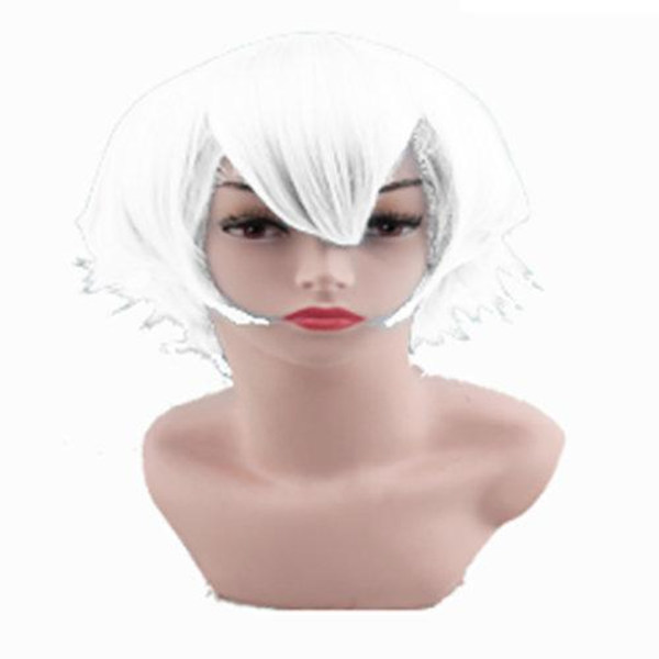 Peruukki Cosplay/Anime sis. peruukkihattu & hiustenpidennyskampa Mörk brun