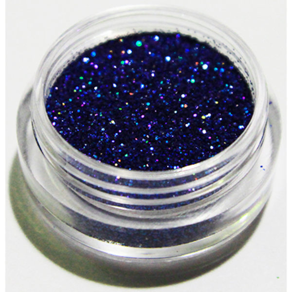 Negleglitter - Finkornet - Mørk blå - 8ml - Glitter Dark blue