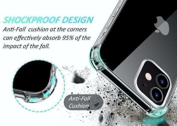 iPhone 16 Pro Max - Silikon støtsikkert deksel ekstra støtsikkert Transparent