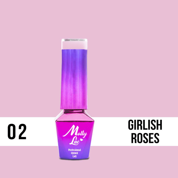 Mollylac - Gellack - Glamour Woman - Nr. 2 - 5g UV-gel / LED Pink
