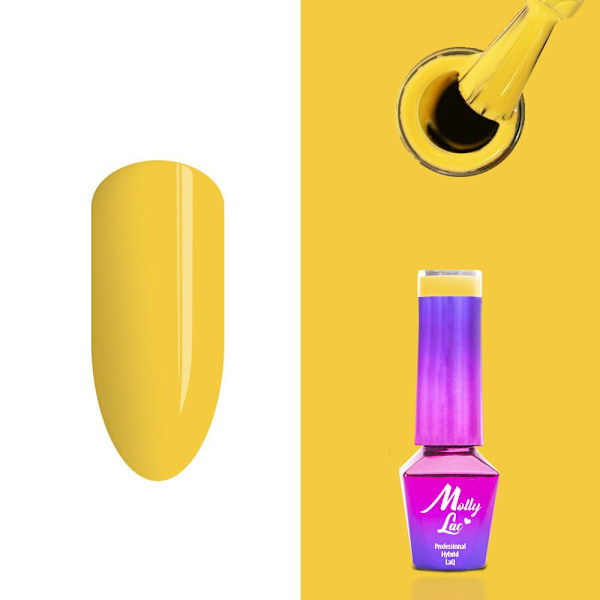 Mollylac - Geelilakka - Cocktailit ja juomat - Nr10 - 5g UV geeli/LED Yellow