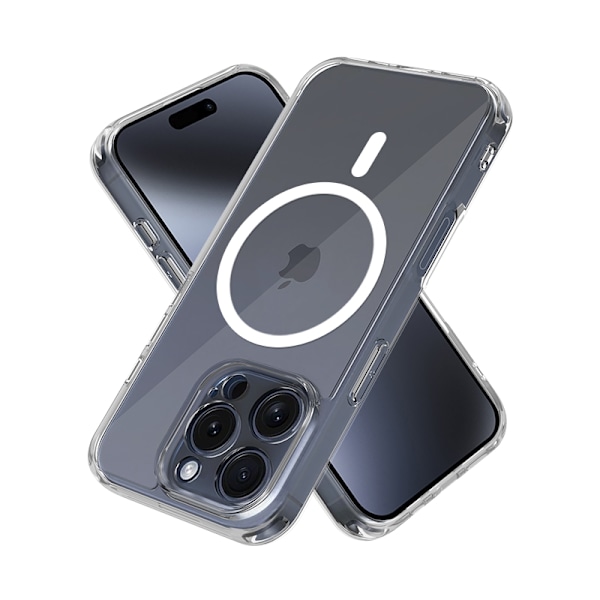 iPhone 16 Pro Max - Silikondeksel - Magsafe Transparent Iphone 16 Pro Max