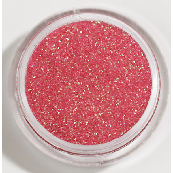 Negleglitter - Finkornet - Medium rosa - 8ml - Glitter Pink