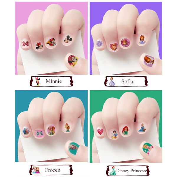 Nagelstickers - Disney prinsessor pyssel - Sofia den första multifärg