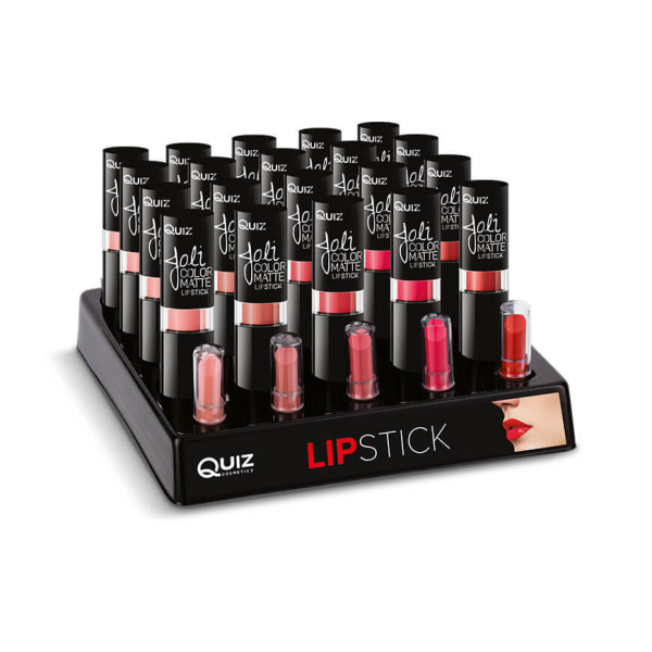 Joli Matte Lipstick - leppestift - 6 farger - Quiz Cosmetic Romantic Marsala