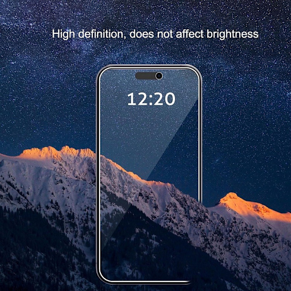 2 stk iPhone 12 Pro Max Privacy Screen Protector Privacy screen protector Transparent