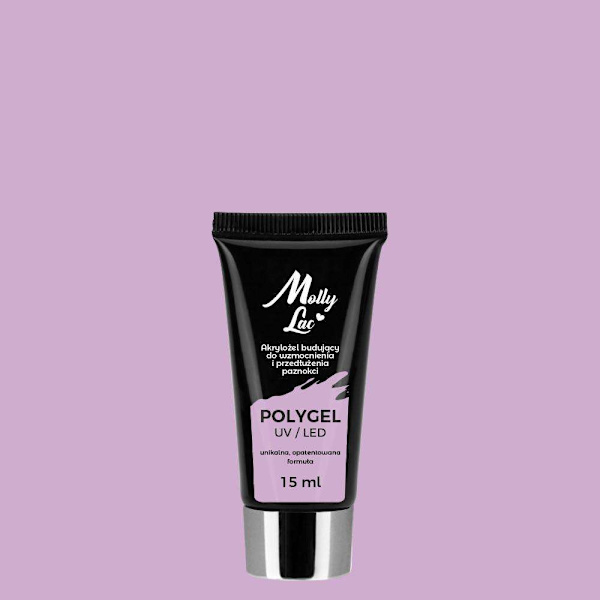 Polygel - Pulver gel - Vild orkidé 15ml - Akryl gel Purple