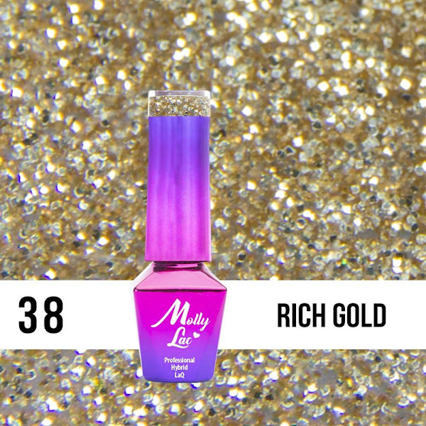 Mollylac - Gellack - Queen Of Life - Nr38 - 5g UV-gel/LED