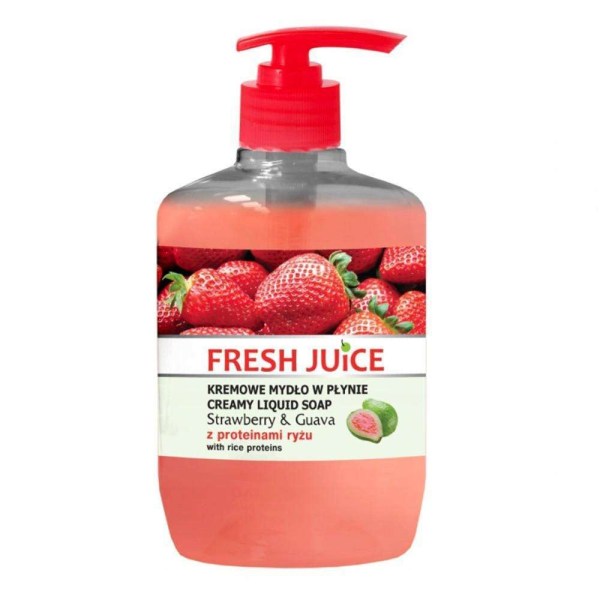 Håndsåpe - Flytende såpe - Jordbær / Guava - 460ml