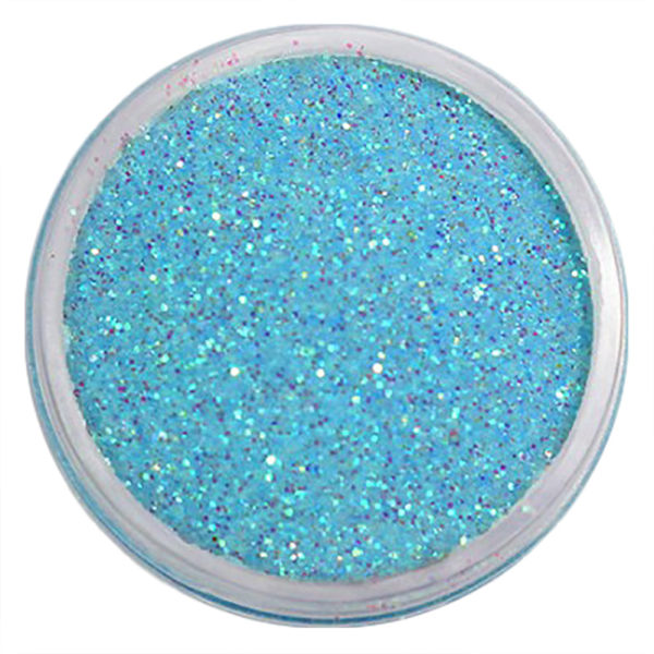 Negleglimmer - Finkornet - Turkis - 8ml - Glitter Turquoise