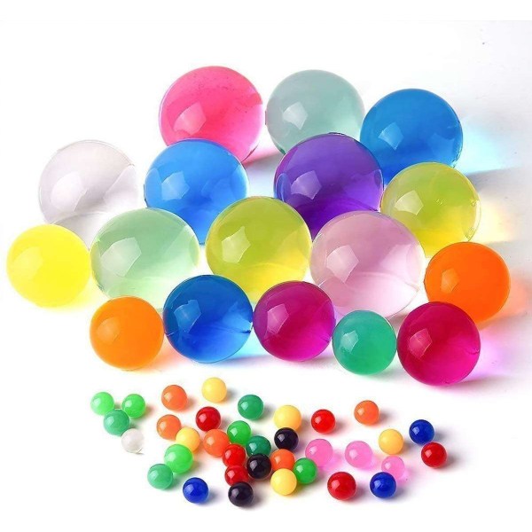 50g Gigantiske Fargede vannperler / Vannkrystaller 4-5cm Multicolor