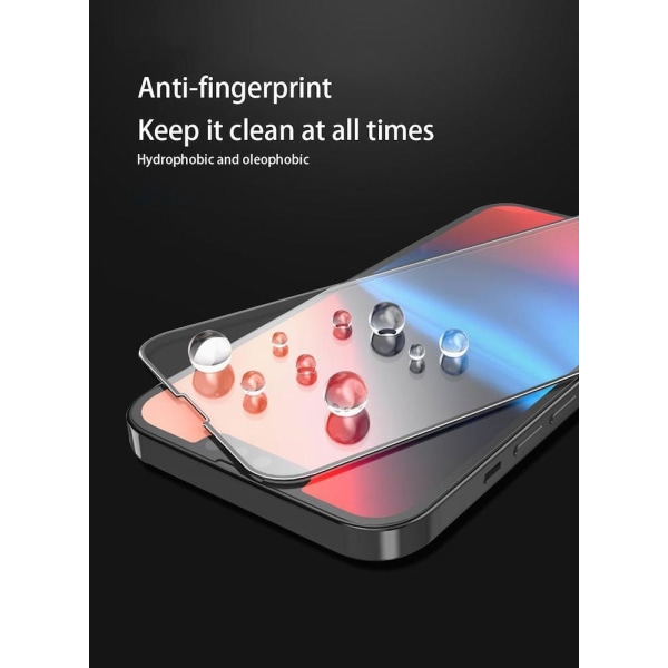 2-Pak hærdet glas iPhone 13/13 PRO - Skærmbeskyttelse Transparent