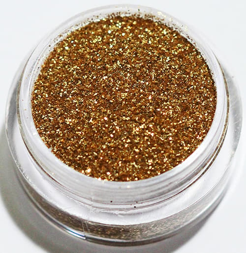 1. finkornet glitter Gyldenbrun