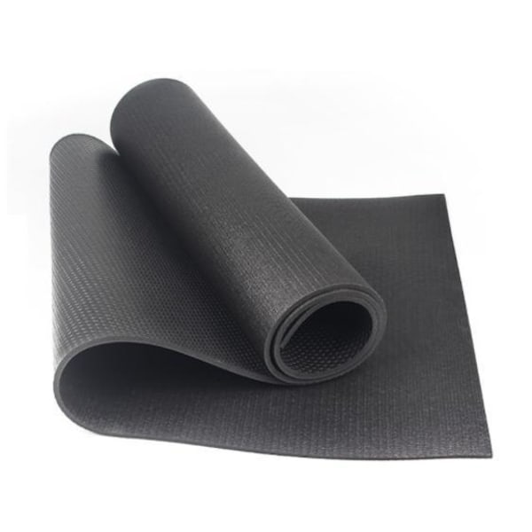 Yogamåtte / yogamåtte - Træningsmåtte - 6mm - 173cm * 61cm Black