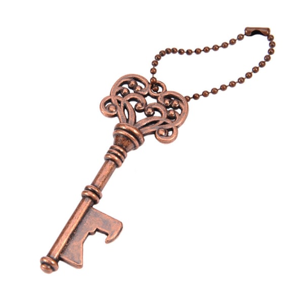Vintage nøgle flaskeåbner, låg åbner Copper