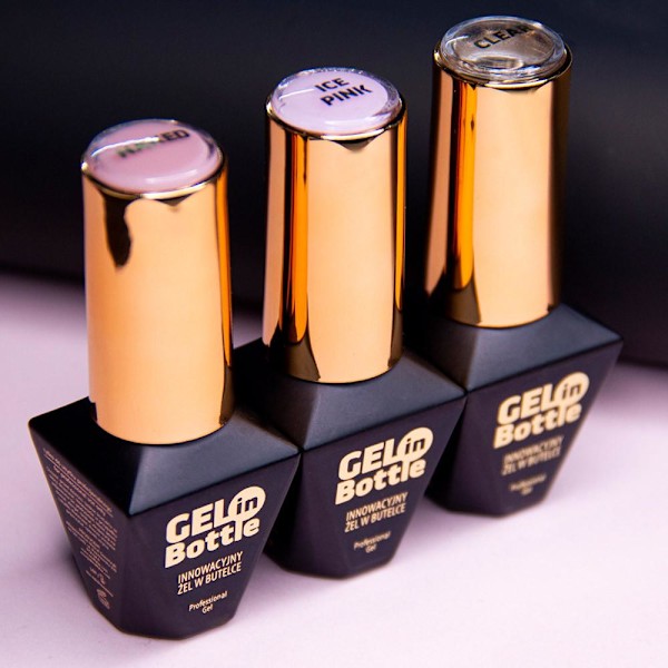 Mollylac - Gel in Bottle - Kirkas - 10 g - UV-geeli/LED - Pohjamaali Transparent