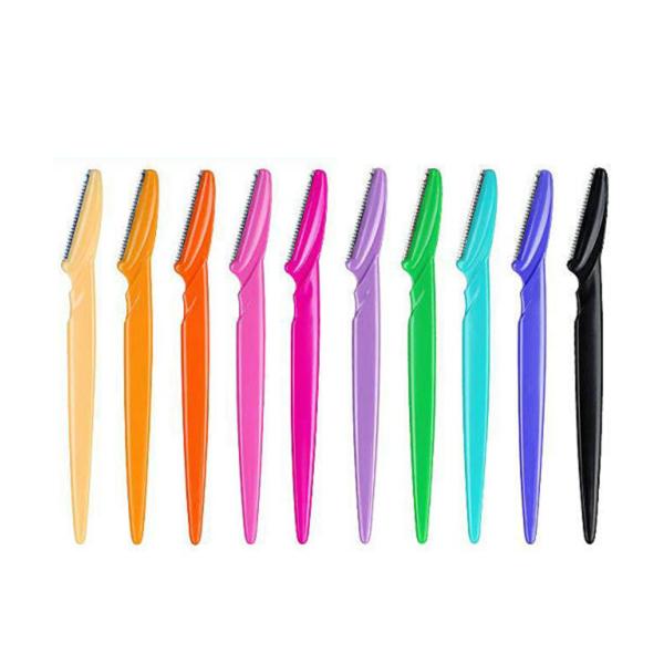 6-pack Ögonbrynskniv - Skäggkniv - Eyebrow knife - Trimmer multifärg