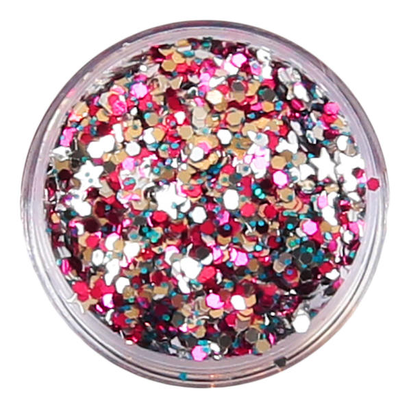 Nagelglitter - Mix - Fizzy - 8ml - Glitter multifärg