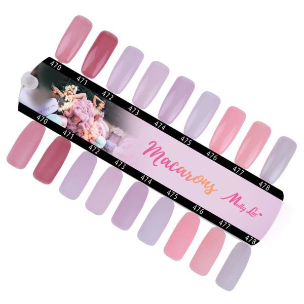 Mollylac - Gellack - Macarons - Nr477 - 5g UV-gel / LED Pink
