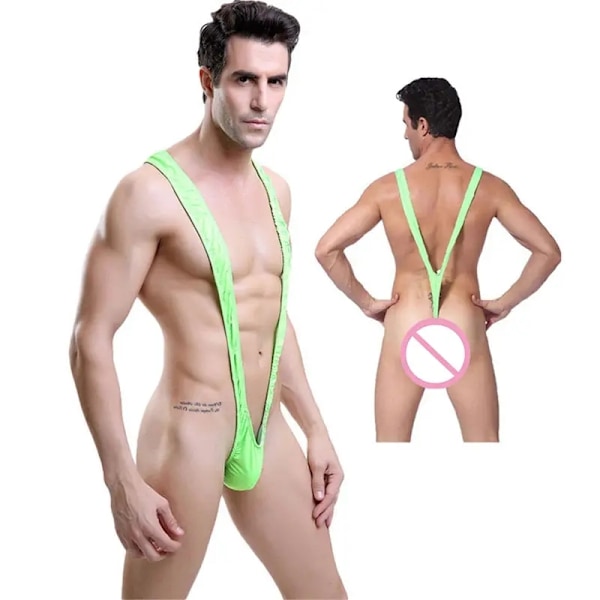 Borat Mankini - Neongrön Green