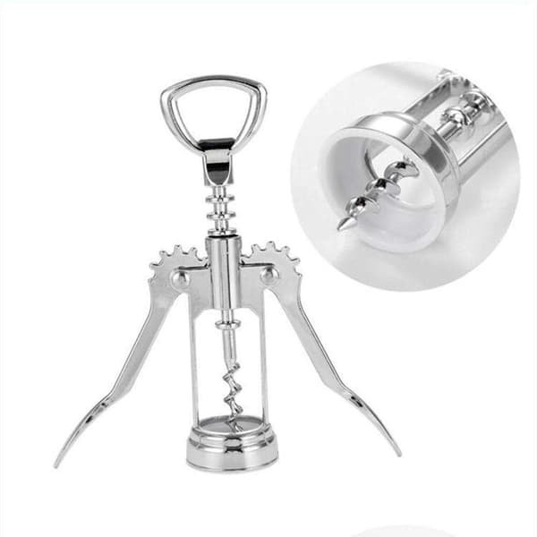 Vinåpner / Korketrekker - Åpne vinflasker - Silver